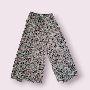 Denim & Supply Ralph Lauren Women's Palazzo Wrap Pants Floral Wide Leg XSTP